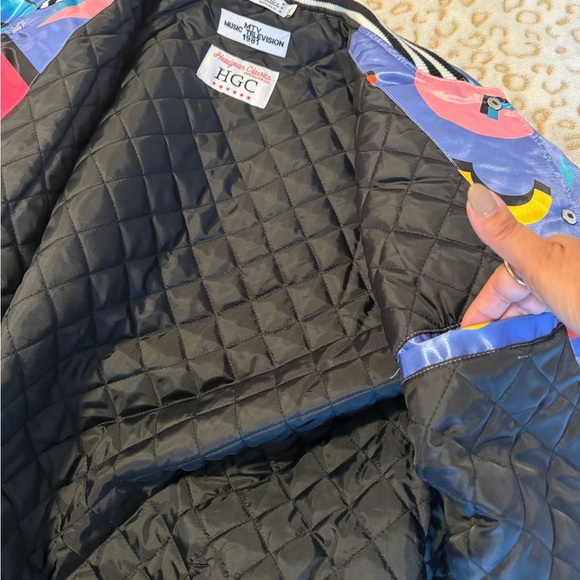 Vintage MTV Vibrant Blue and Multicolor Bomber Jacket Rare
80s 1981 Unisex - Picture 7 of 10